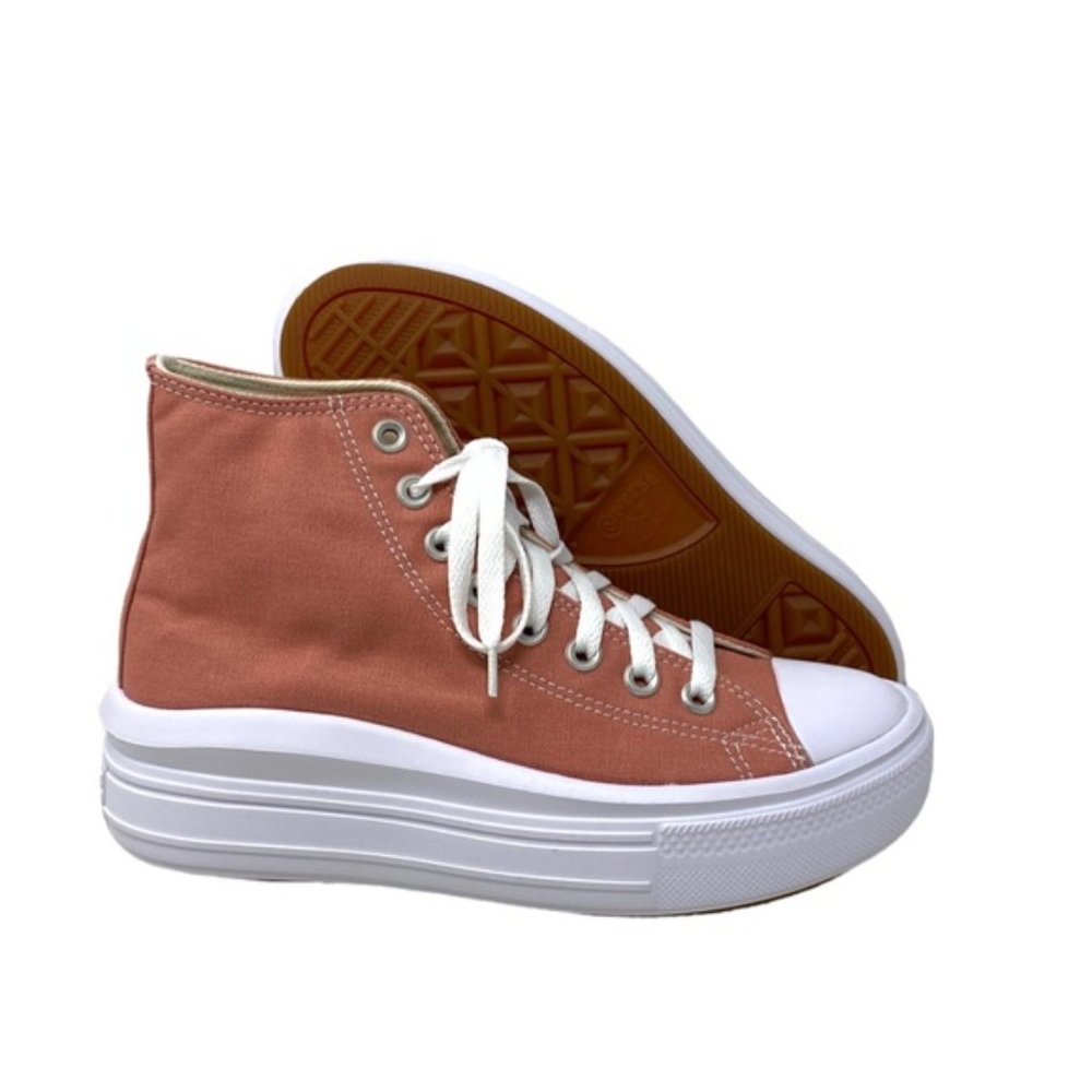 Converse Chuck Taylor Move Platform Sneakers Ritual Rose Hi Canvas Women A06136C - Picture 8 of 11